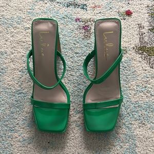 Green High Heels from Lulus